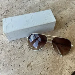 Authentic DIOR Christal Aviator Sunglasses Authentic Christian Dior Aviator Sunglasses NWT | eBay main image 3
